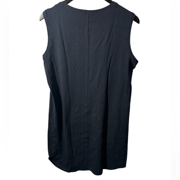 Eileen Fisher Womens Size M Navy Blue Tank Dress Round Neck Knee Length … - Picture 3 of 8